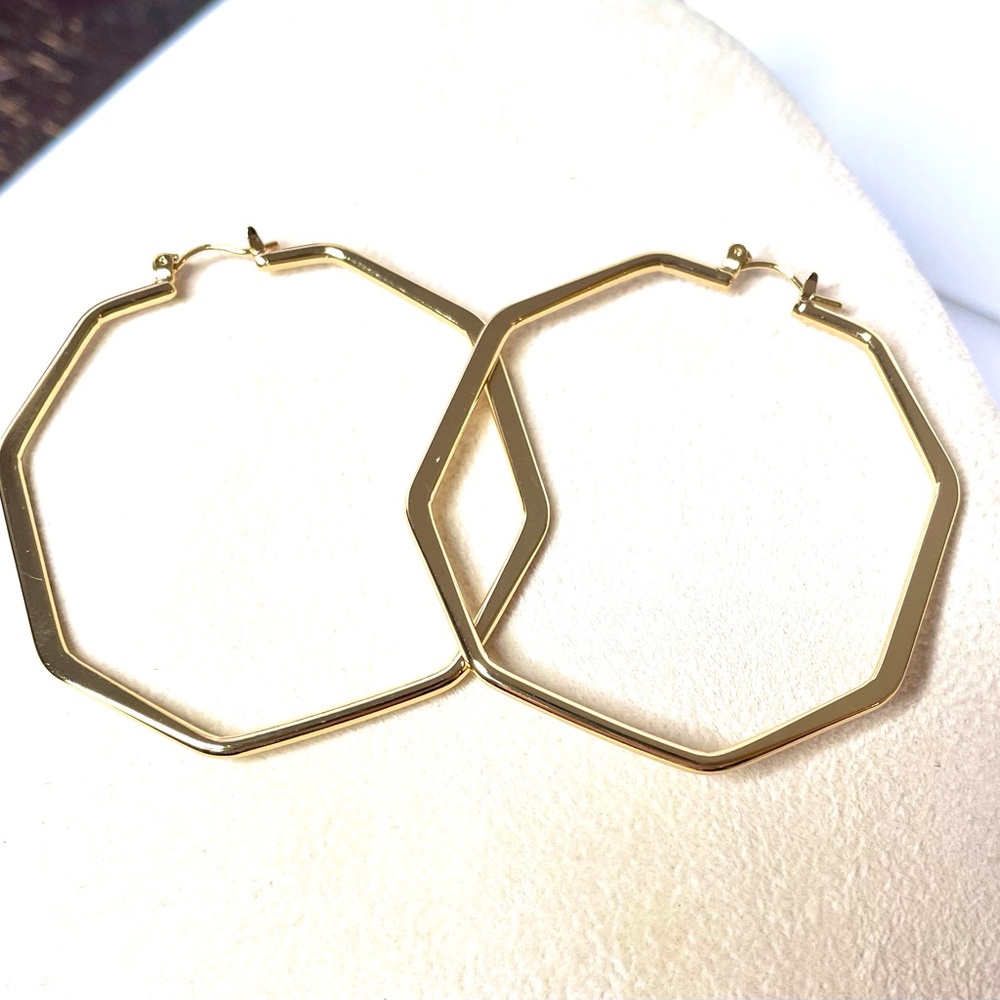Elegant Gold Hoop Earrings